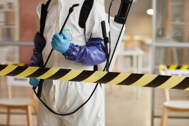 Professional Biohazard technician working in Oakwood, PA